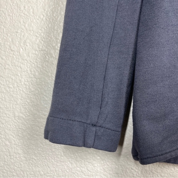 Bailey 44 Jacket Asymmetric Jersey Button Front Blazer Pea Coat Grey Size XS - Picture 6 of 7